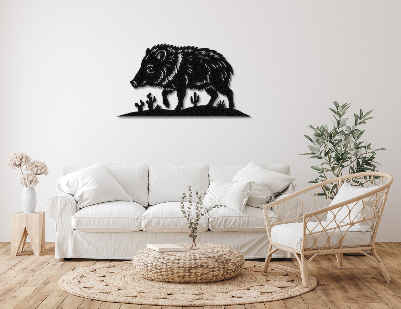 Javelina Metal Wall Art