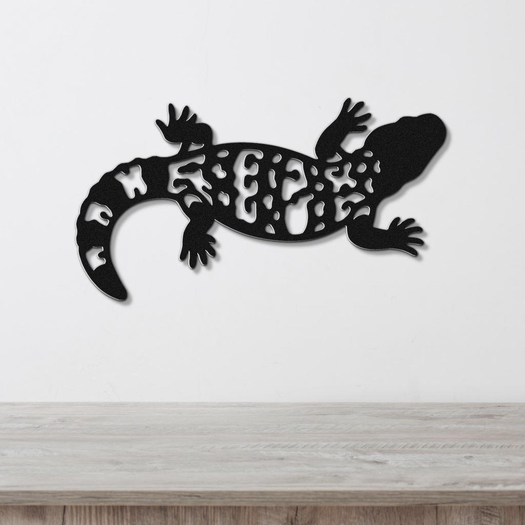 Gila Monster Metal Wall Art