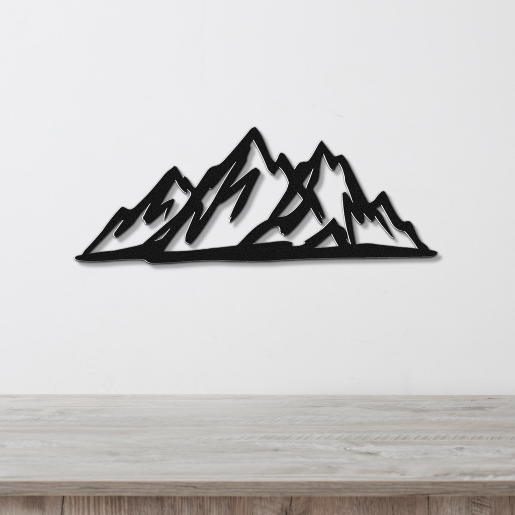 Mountains Metal Wall Art