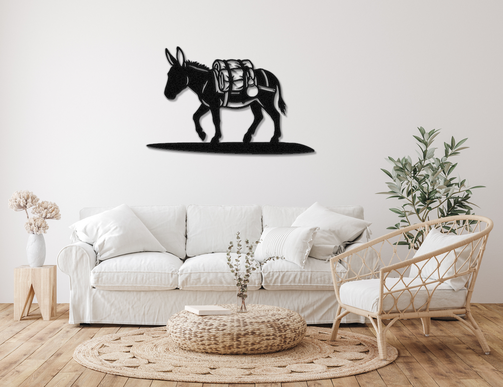Burro Metal Wall Art