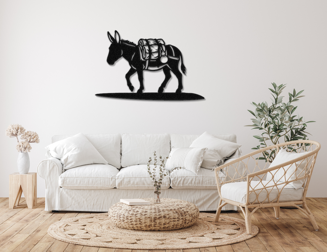 Burro Metal Wall Art