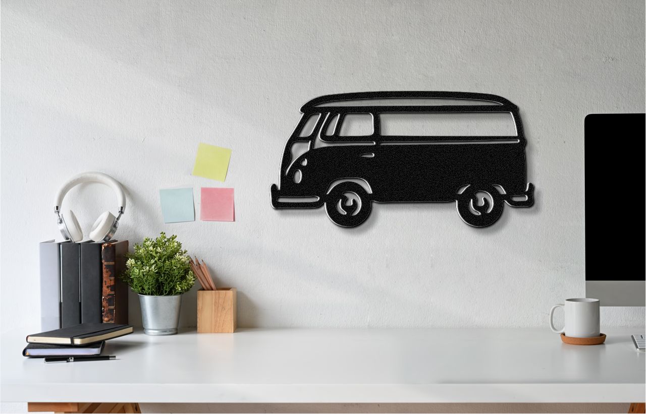 Vintage Van Metal Wall Art