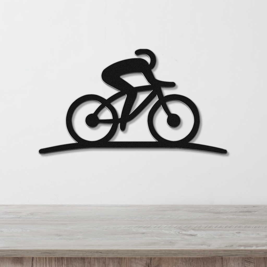 Cycling Metal Wall Art