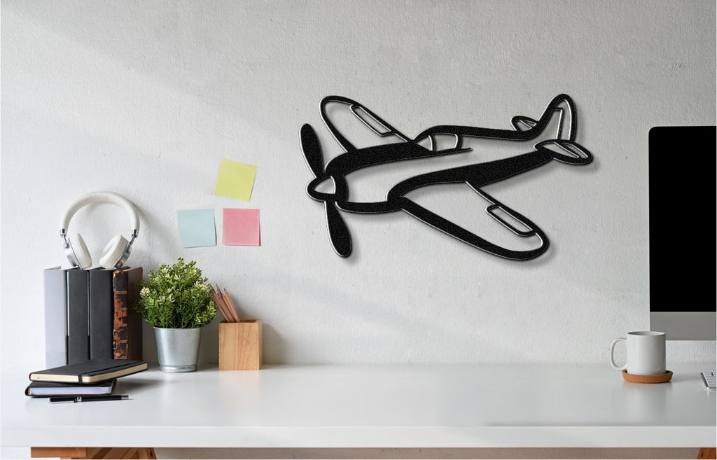Airplane Metal Wall Art
