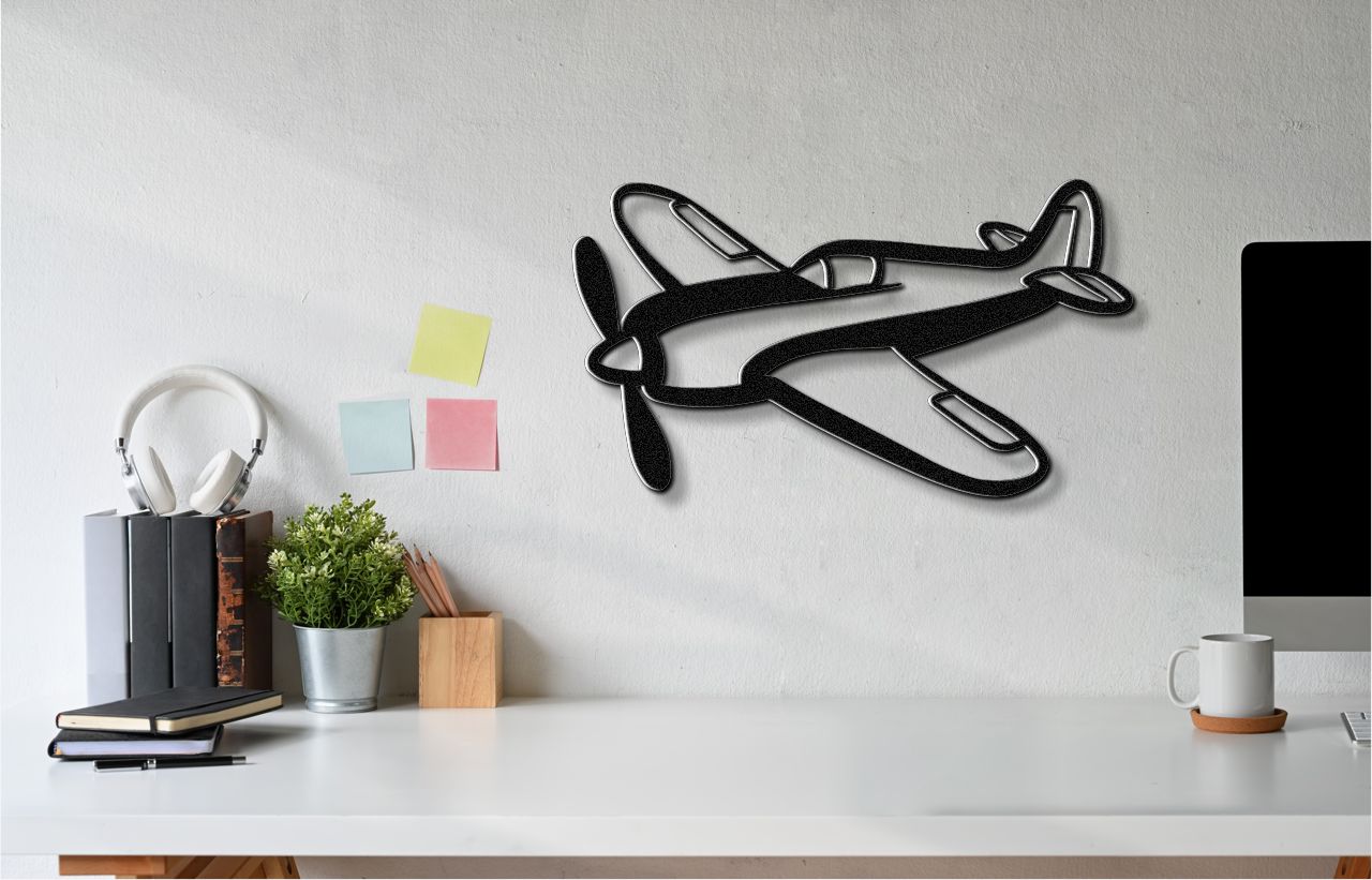 Airplane Metal Wall Art