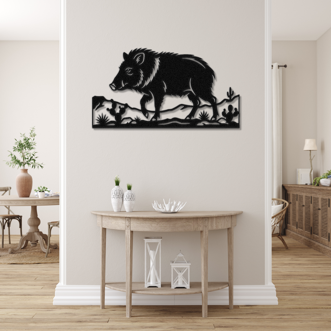 Javelina Metal Wall Art
