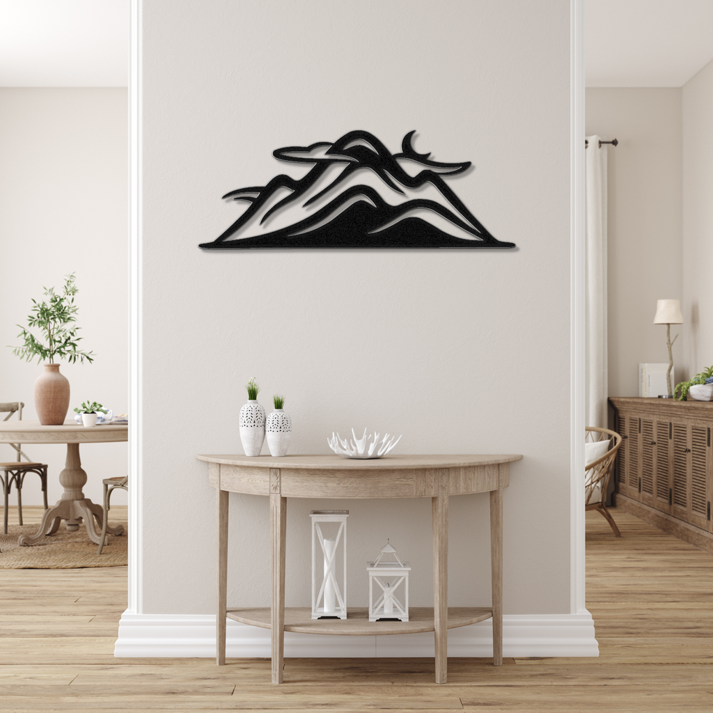 Mountains Metal Wall Art