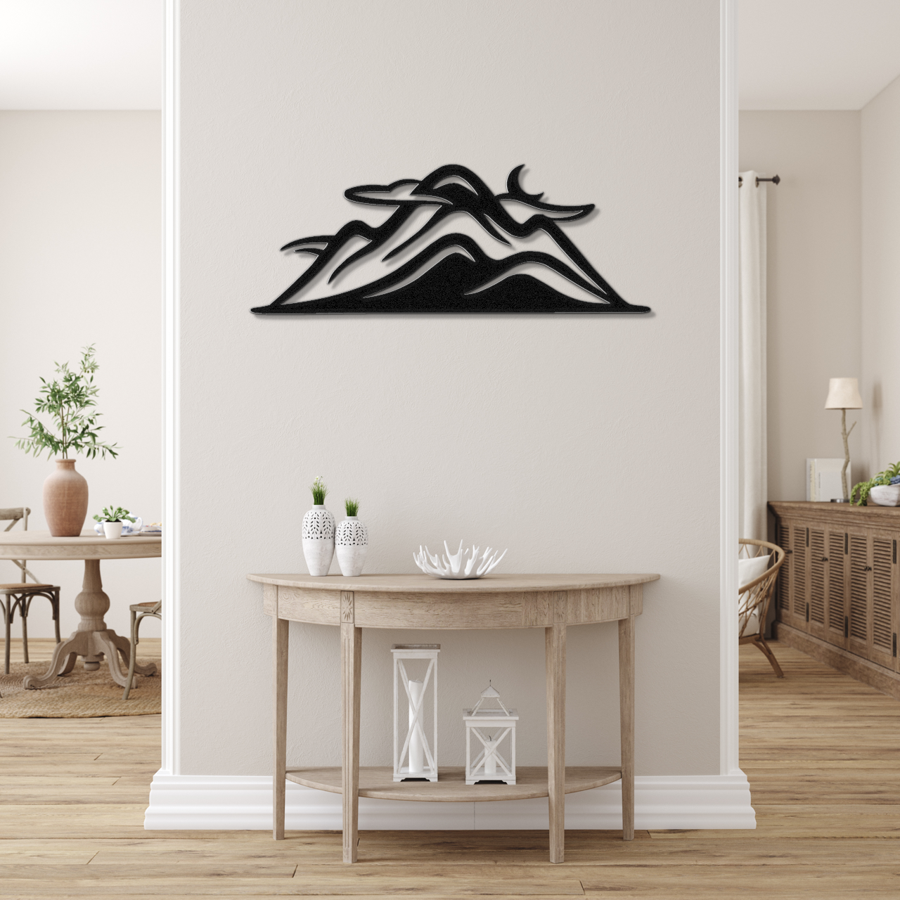Mountains Metal Wall Art