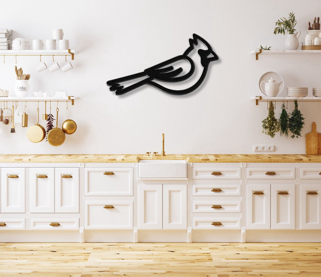 Cardinal Metal Wall Art