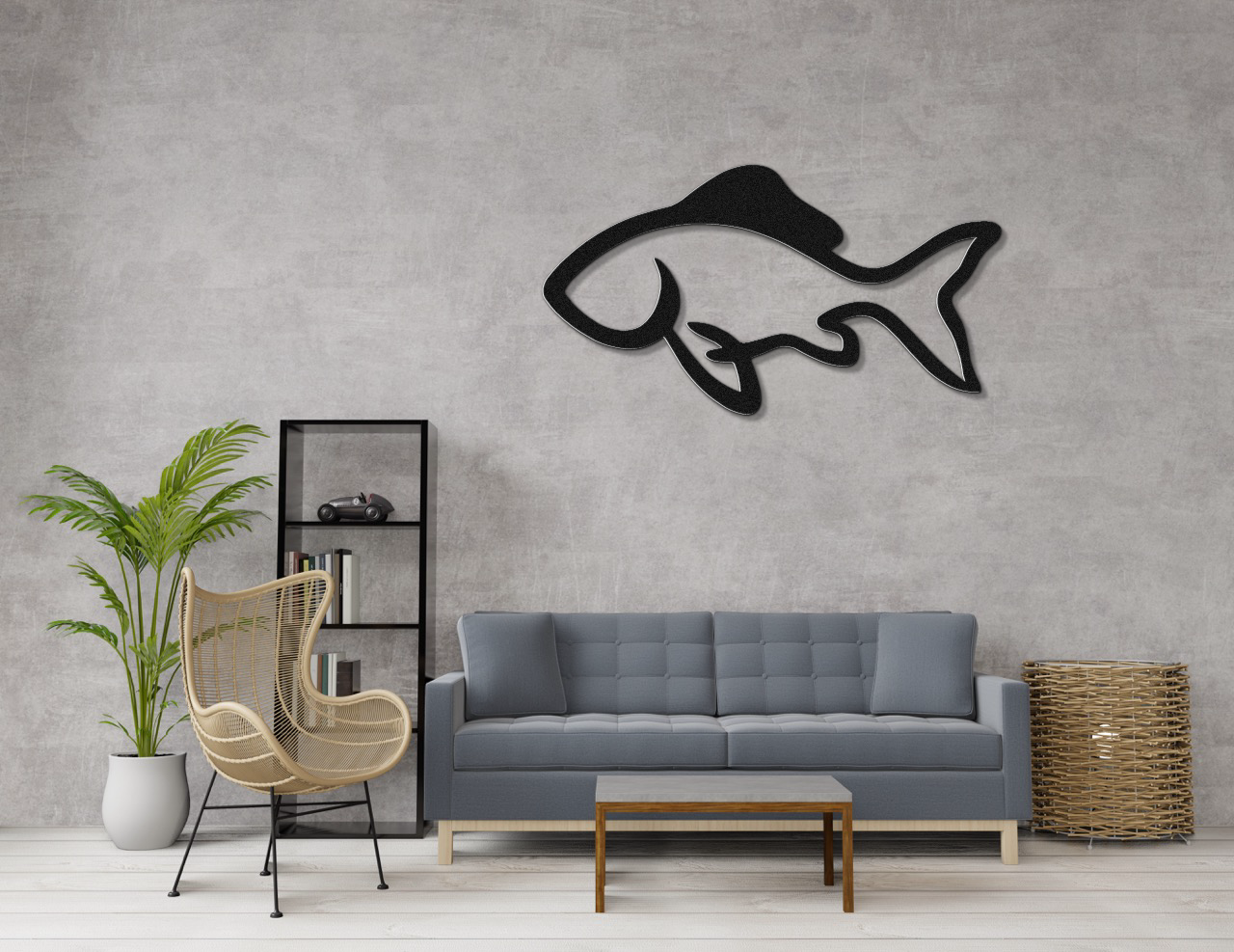 Fish Metal Wall Art