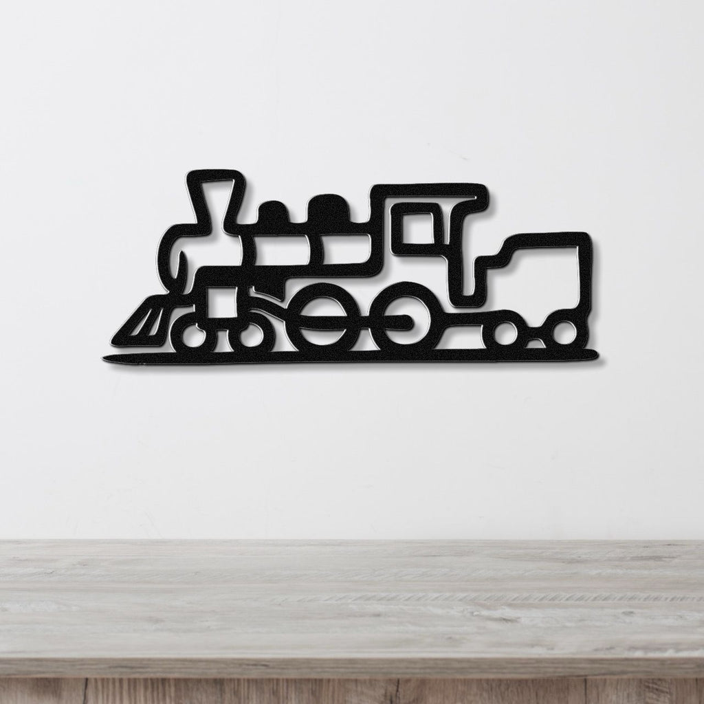 Train Metal Wall Art