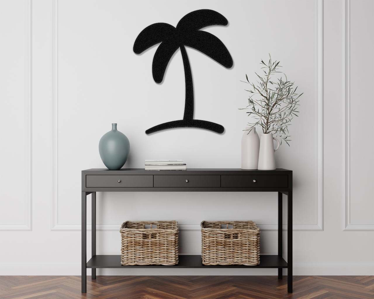 Palm Tree Metal Wall Art