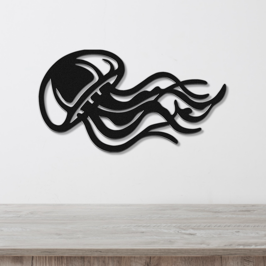 Jellyfish Metal Wall Art