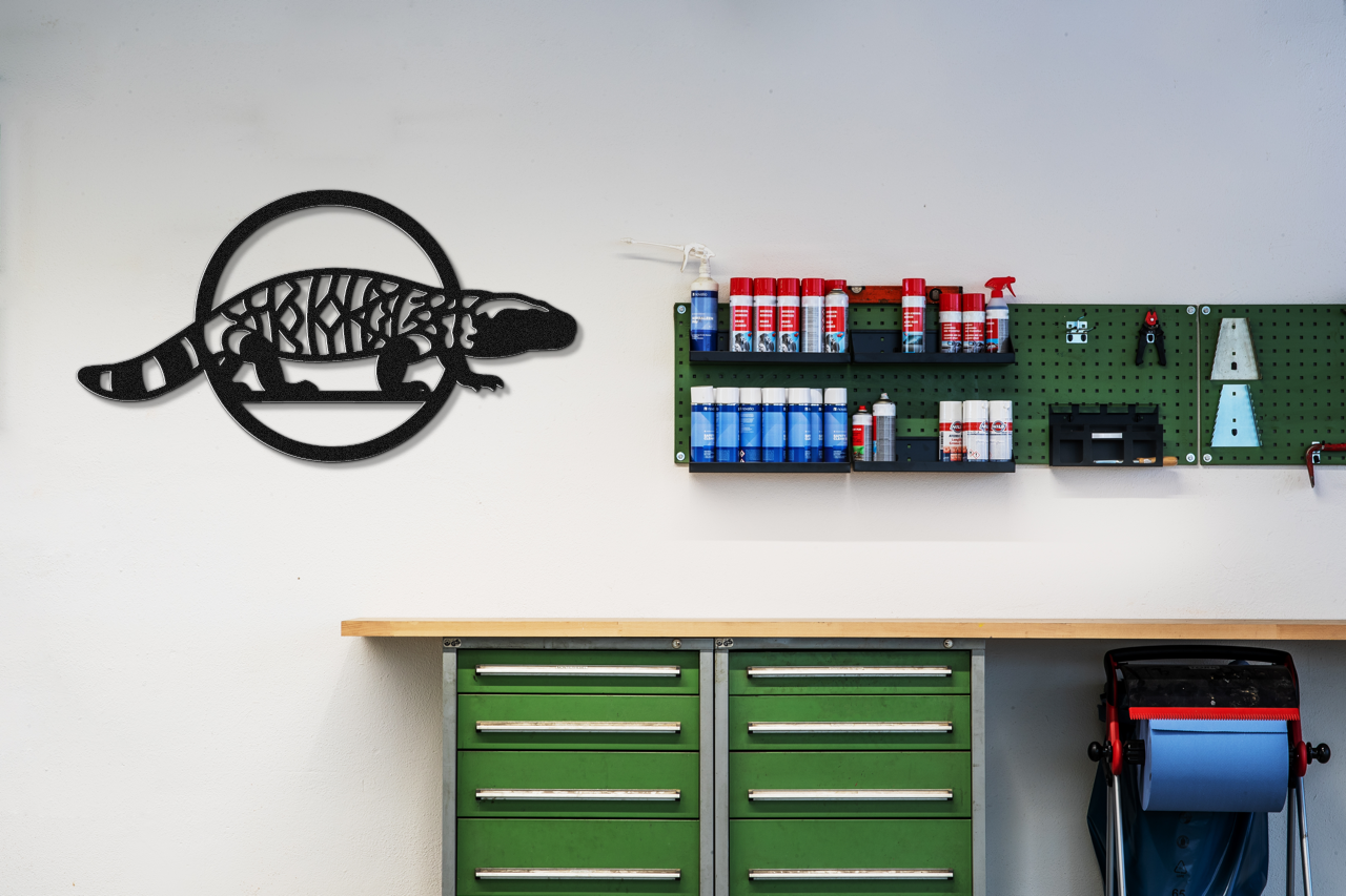 Gila Monster Metal Wall Art