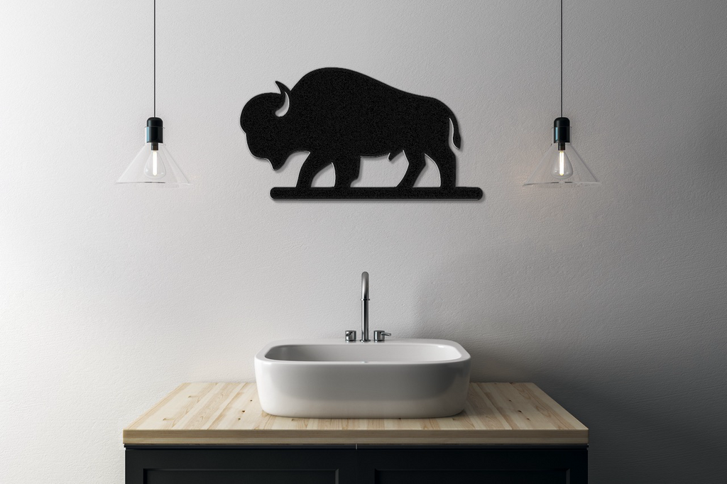 Buffalo Metal Wall Art