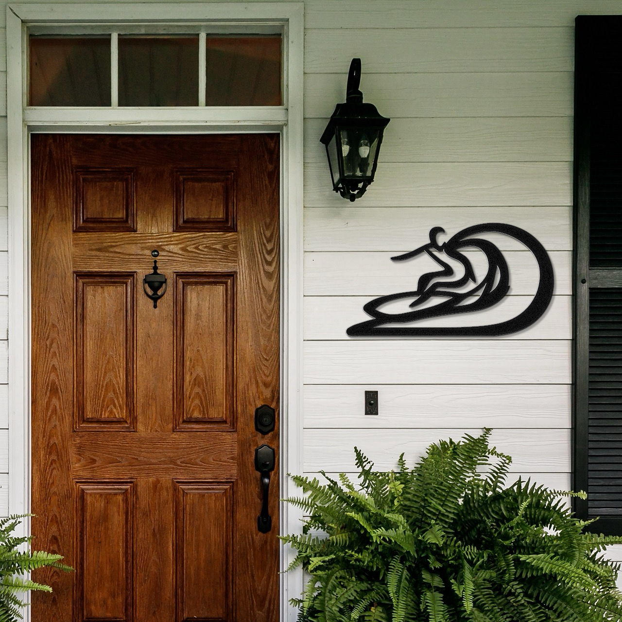 Surfer Metal Wall Art
