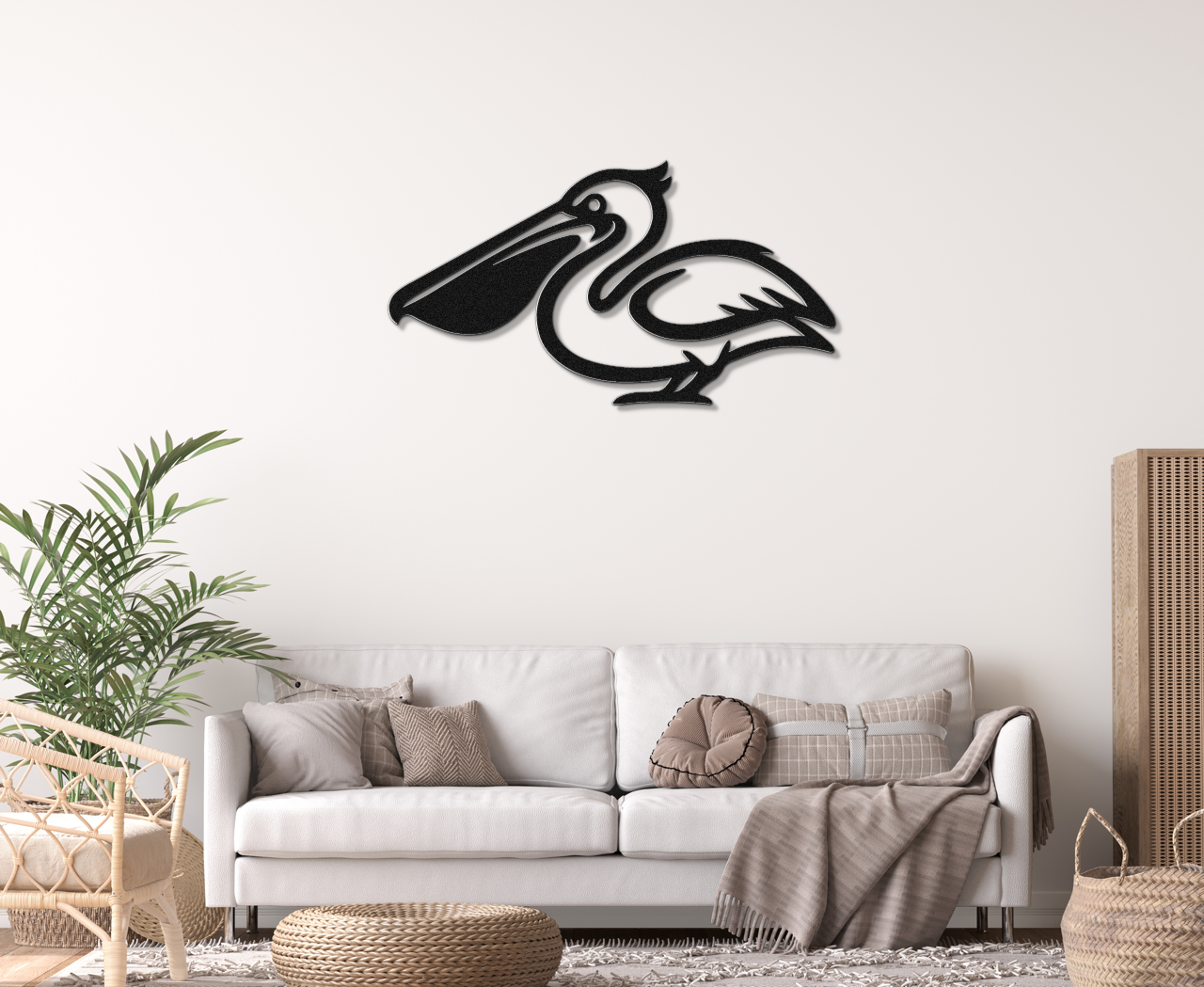 Pelican Metal Wall Art
