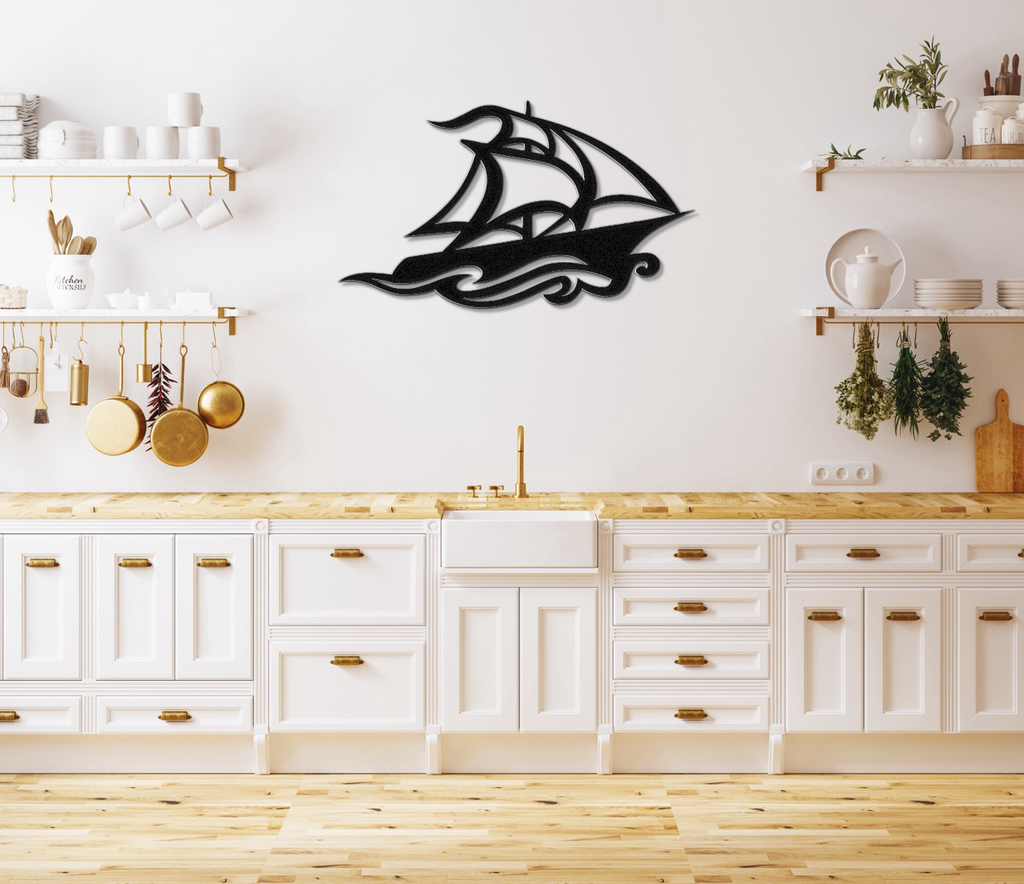 Sailboat Metal Wall Art