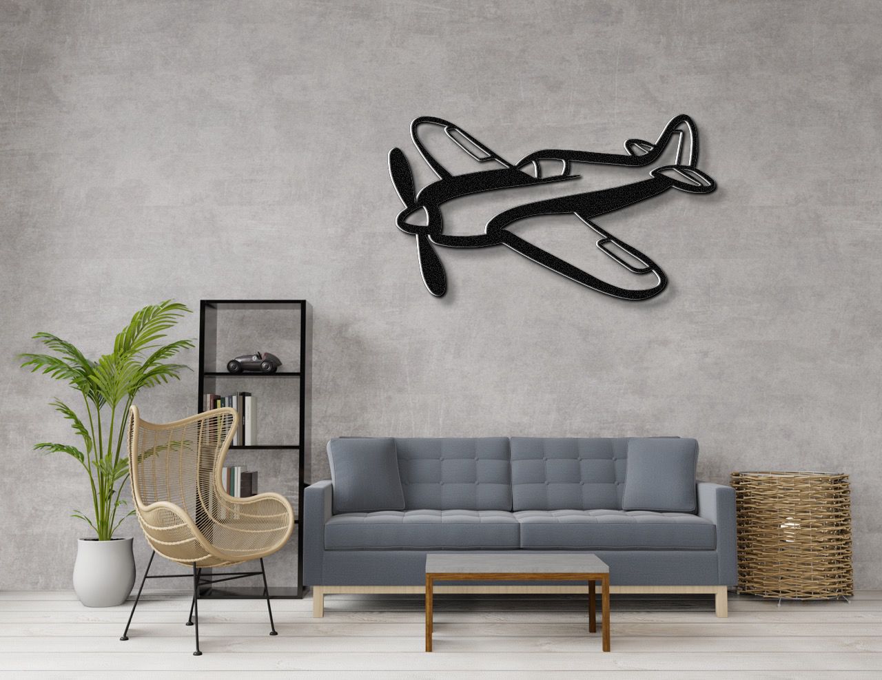 Airplane Metal Wall Art
