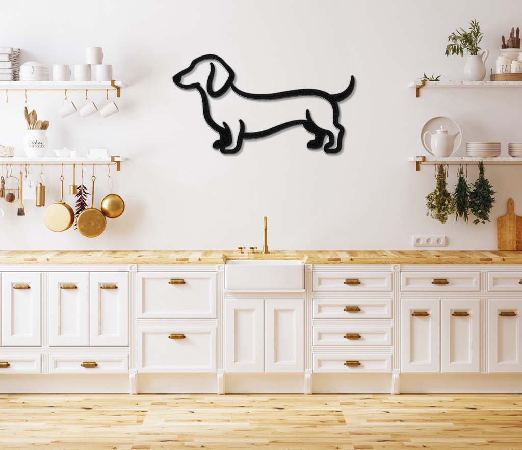 Dachshund Metal Wall Art