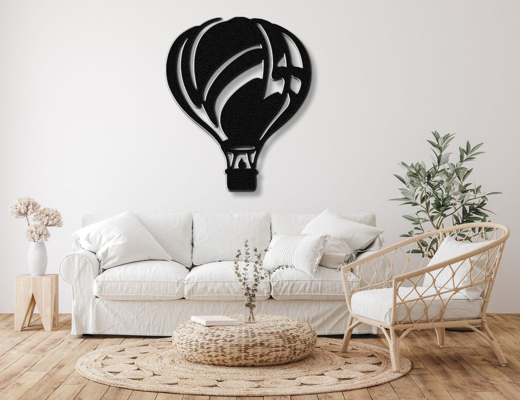 Hot Air Balloon Metal Wall Art
