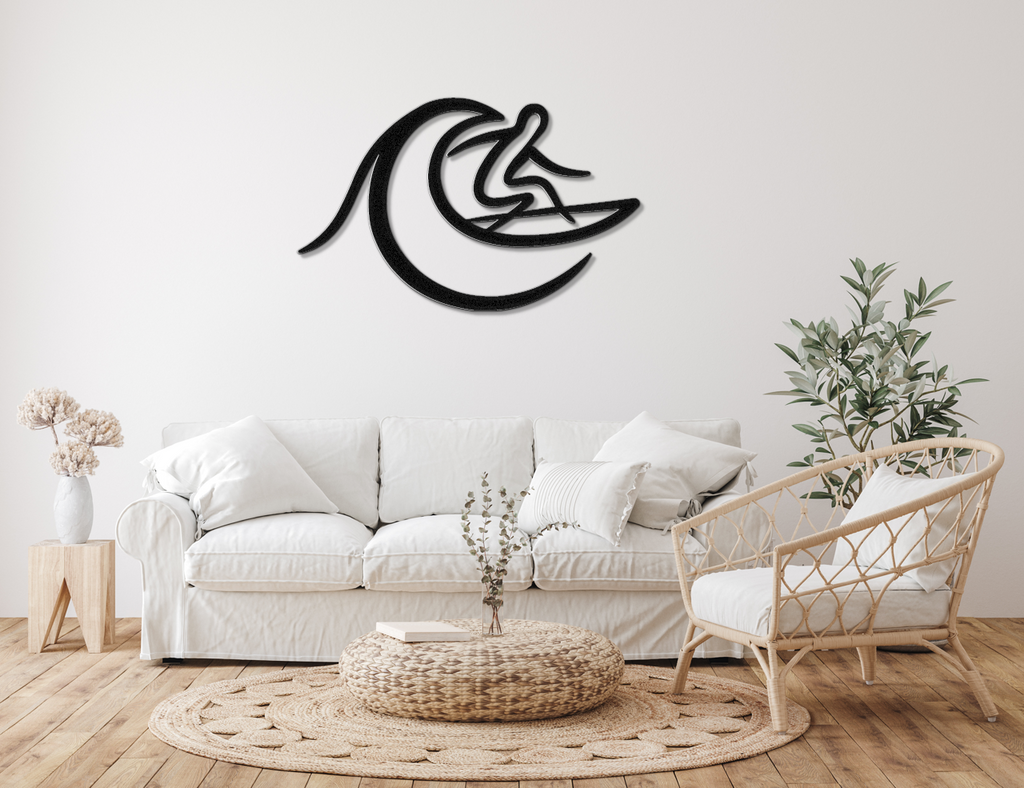 Surfer Metal Wall Art