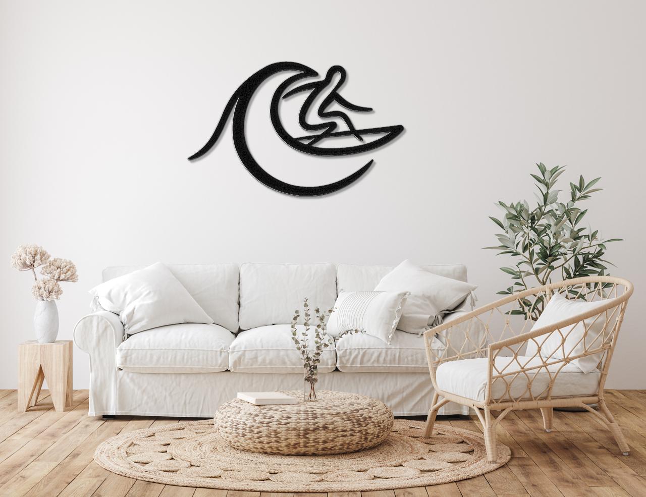 Surfer Metal Wall Art