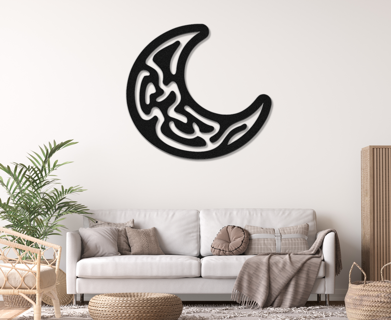 Moon Metal Wall Art