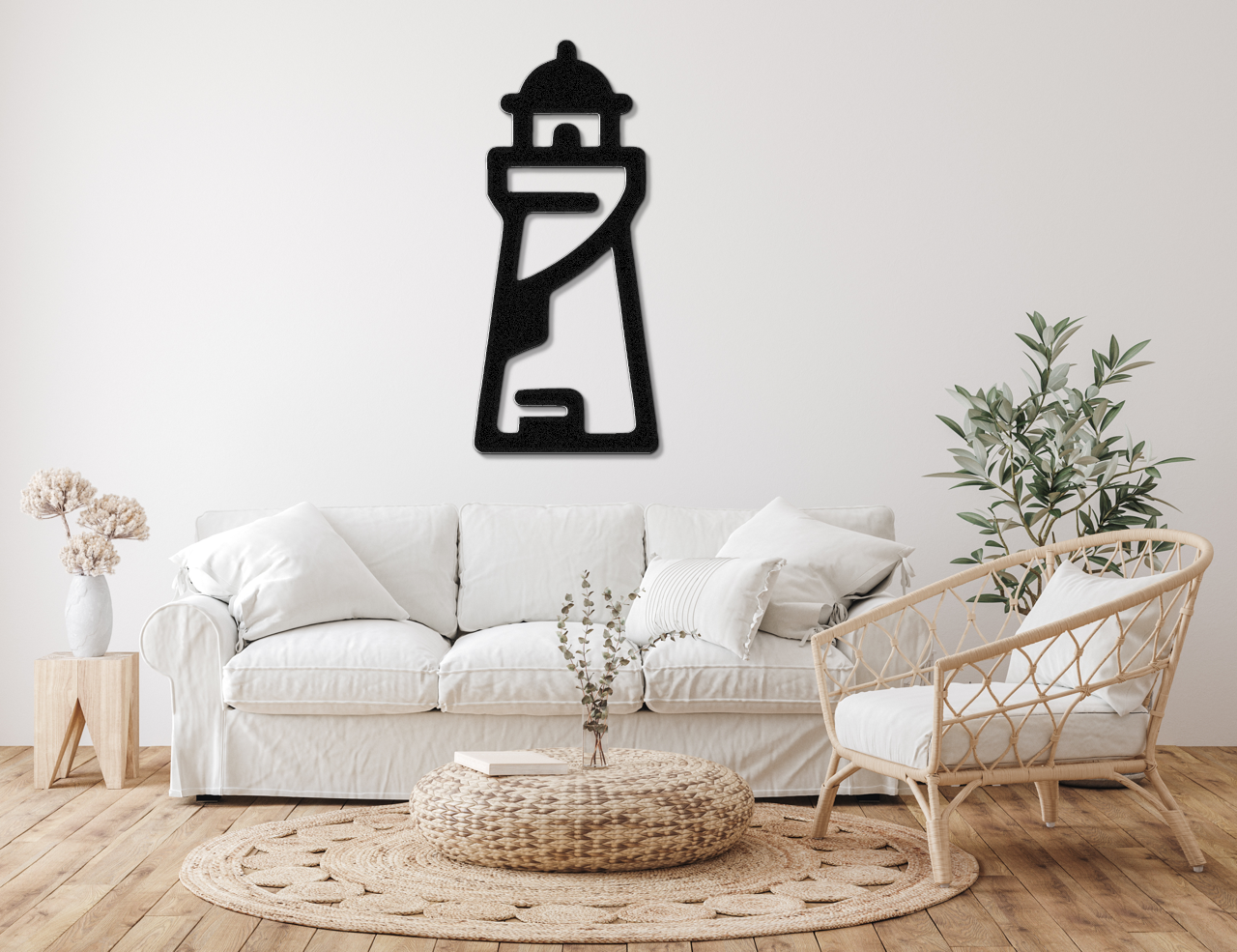 Lighthouse Metal Wall Art