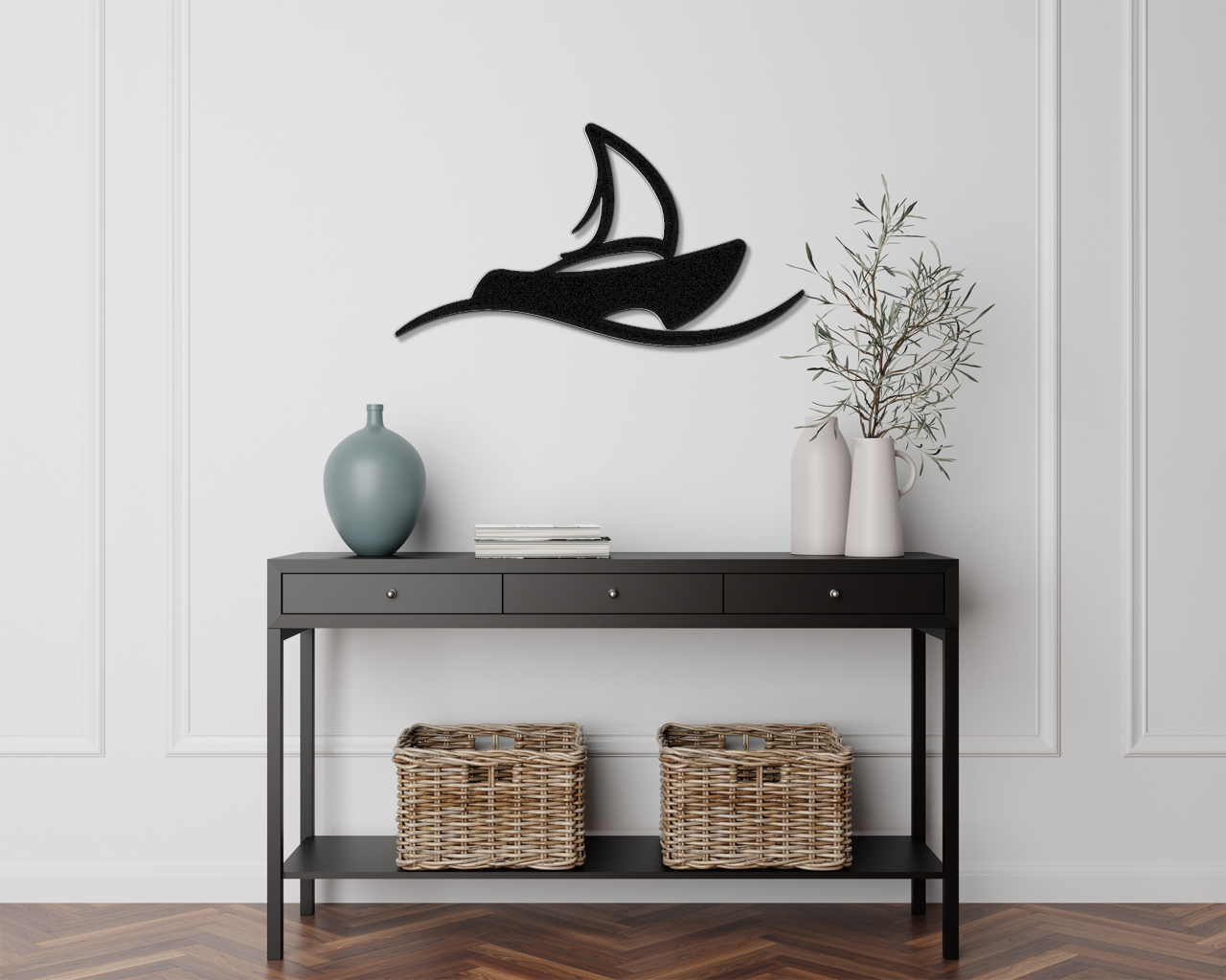 Sailboat Metal Wall Art