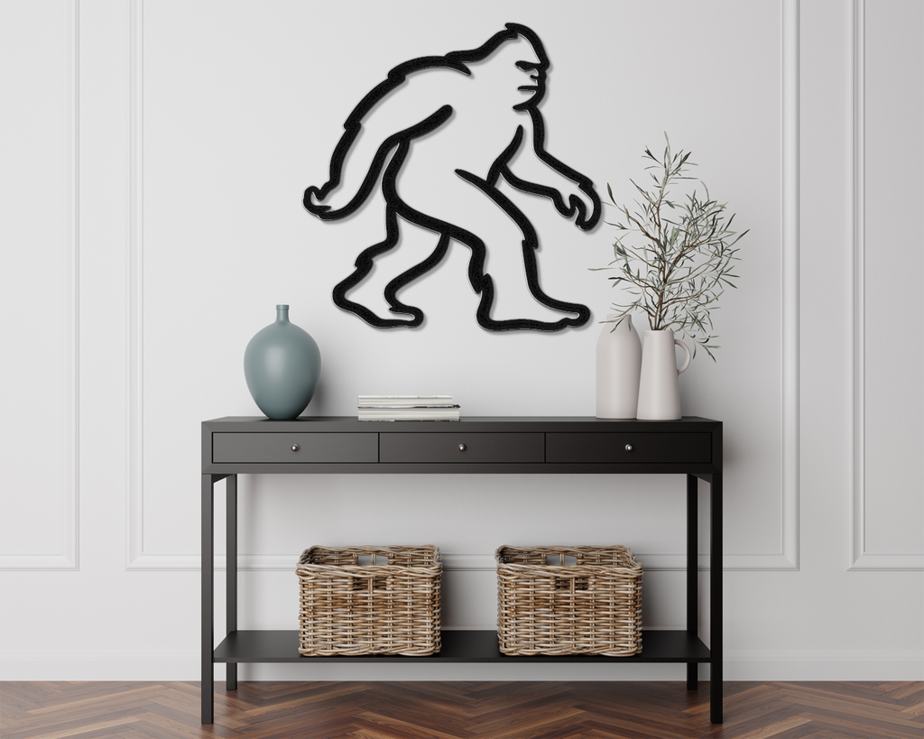 Bigfoot Metal Wall Art