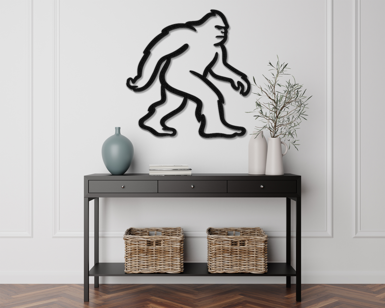 Bigfoot Metal Wall Art