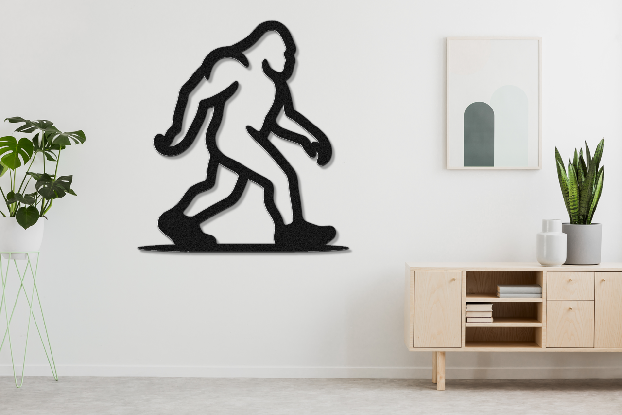 Bigfoot Metal Wall Art
