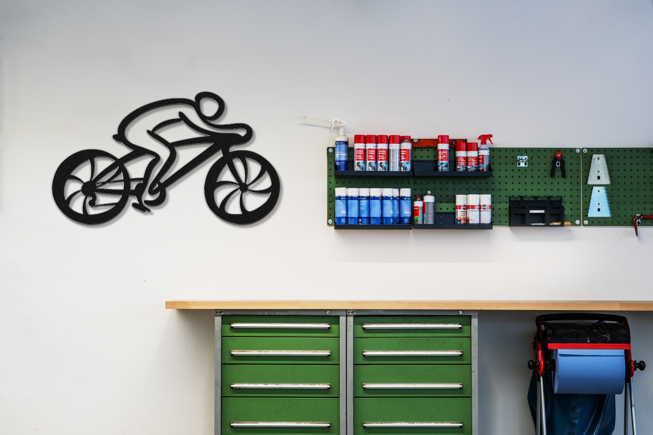 Cycling Metal Wall Art