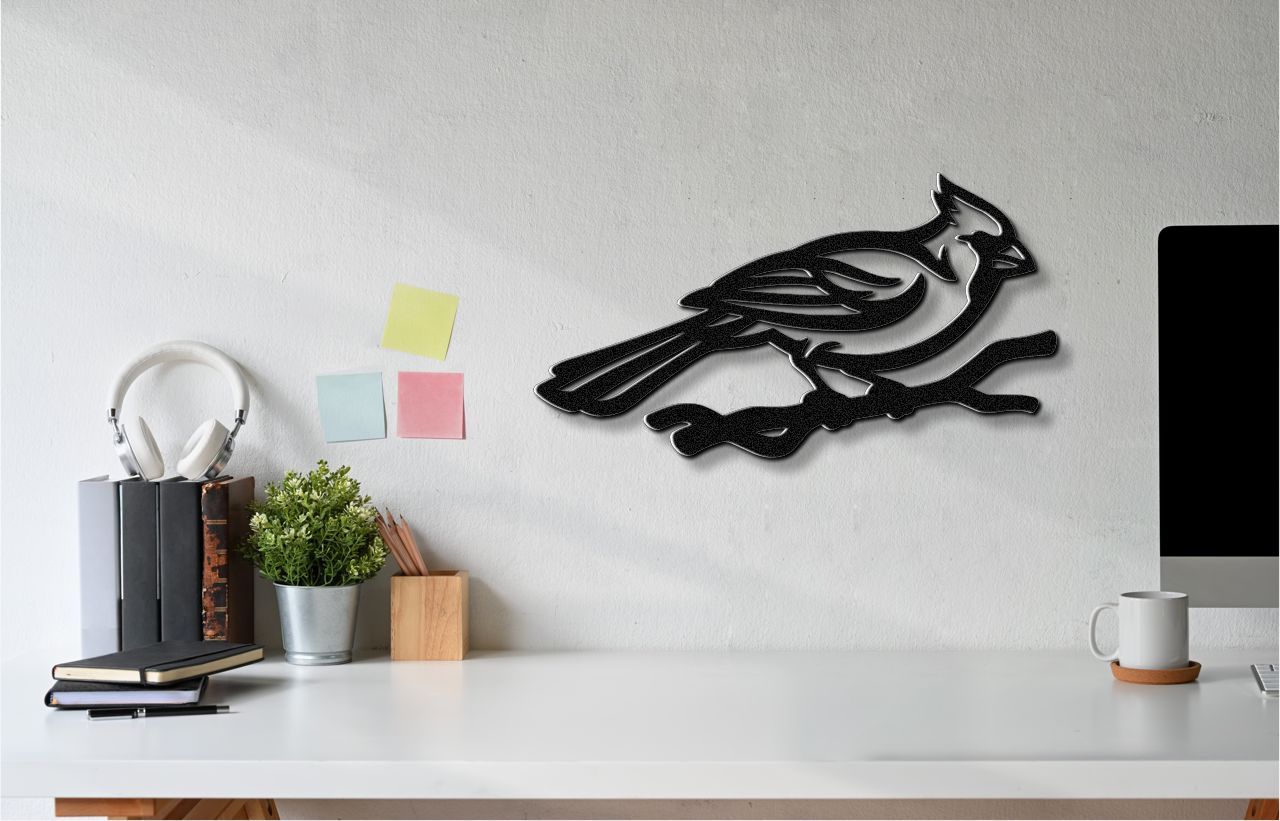 Cardinal Metal Wall Art