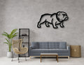 Bulldog Metal Wall Art