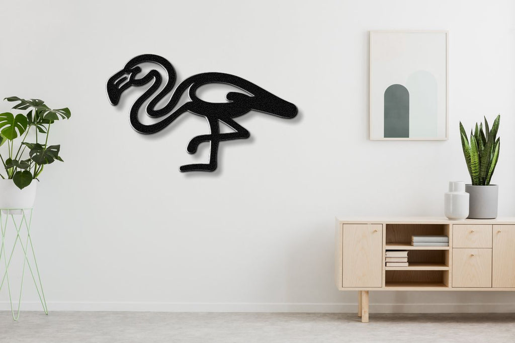 Flamingo Metal Wall Art