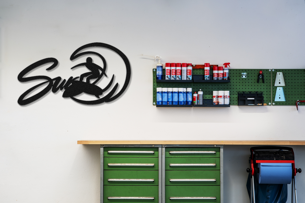 Surfer Metal Wall Art