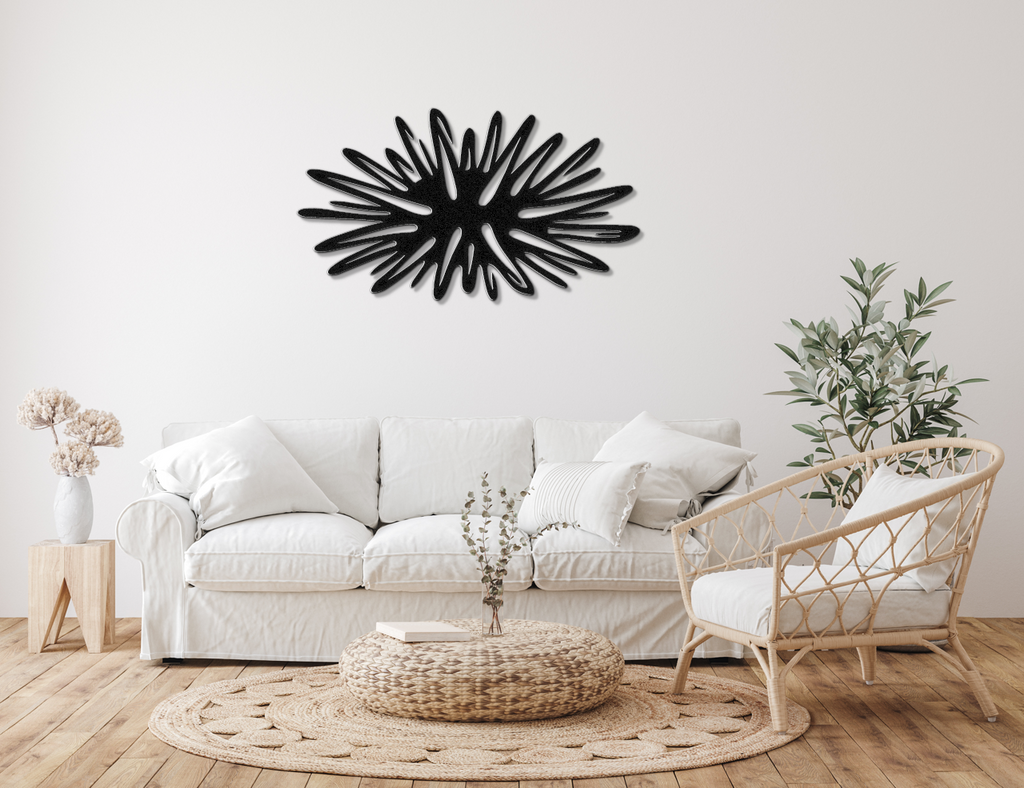 Sea Urchin Metal Wall Art