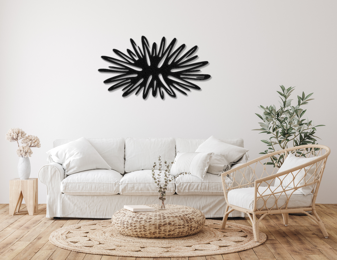 Sea Urchin Metal Wall Art