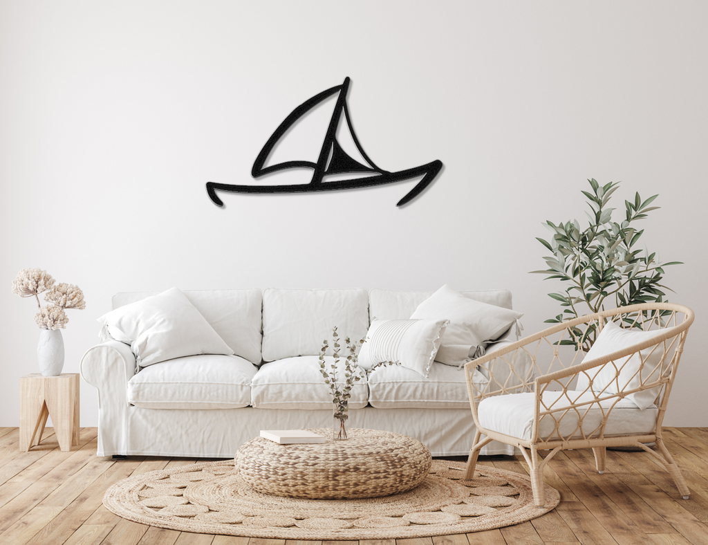 Sailboat Metal Wall Art