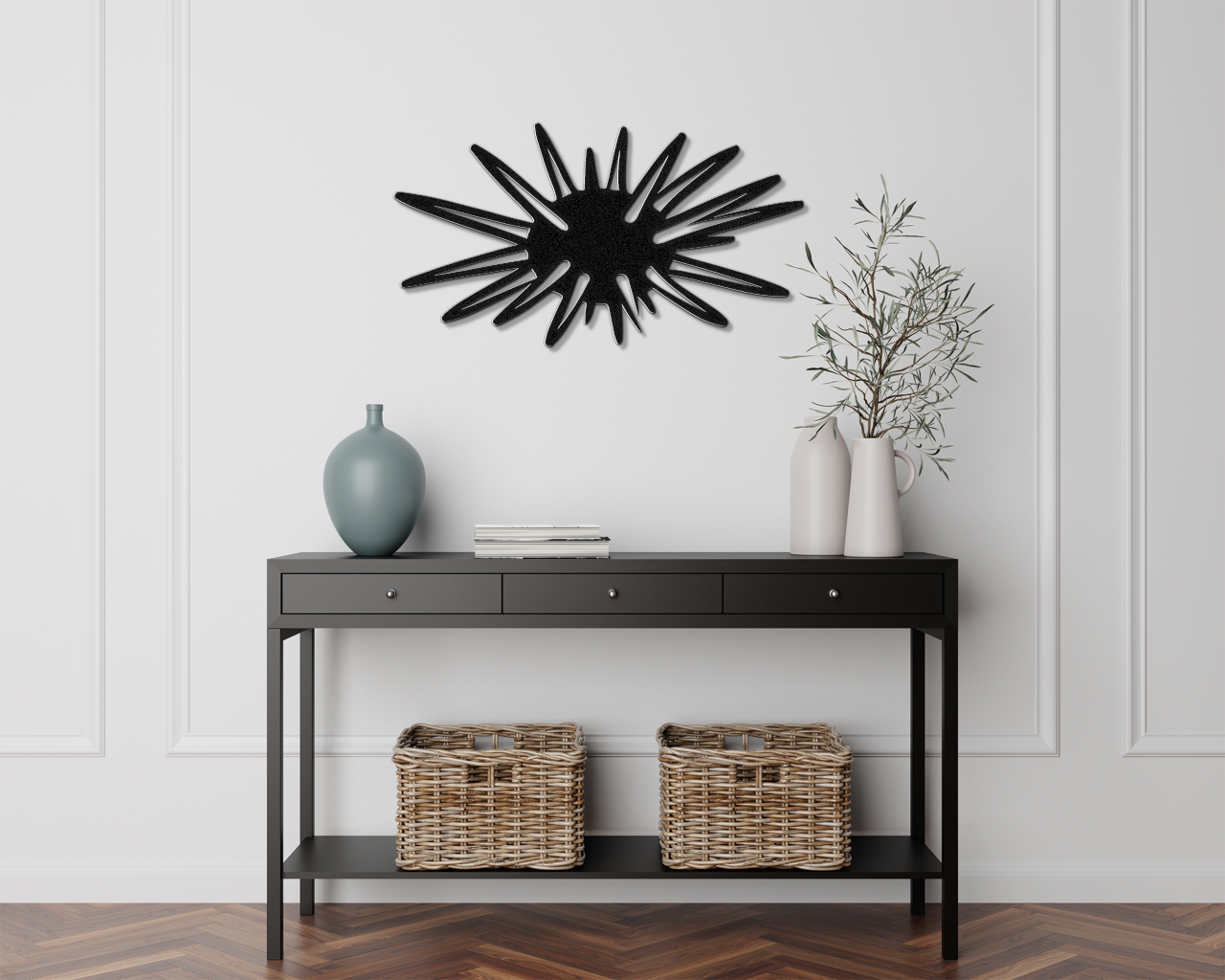 Sea Urchin Metal Wall Art