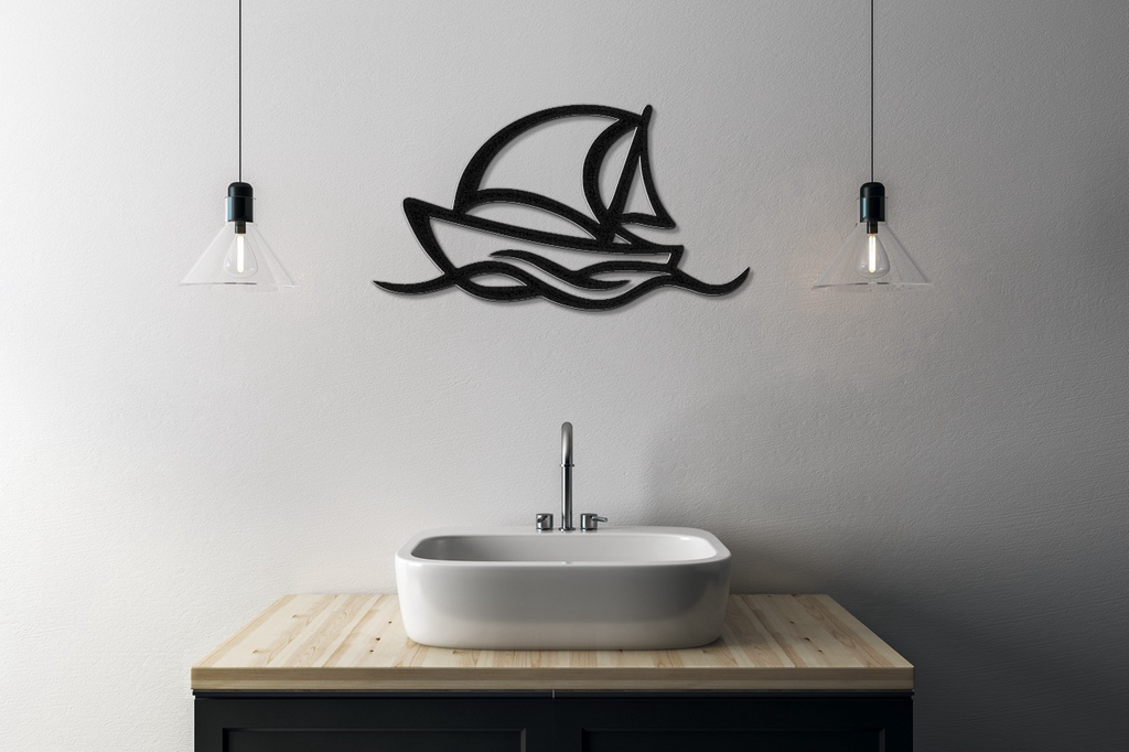 Sailboat Metal Wall Art