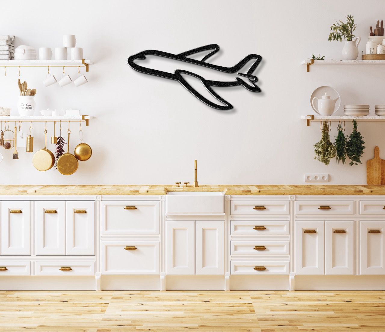 Airplane Metal Wall Art