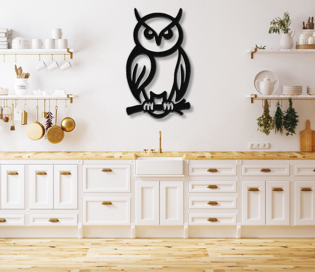 Owl Metal Wall Art