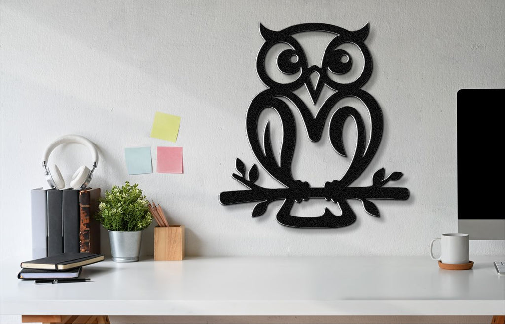 Owl Metal Wall Art
