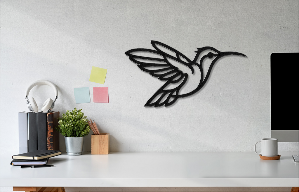 Hummingbird Metal Wall Art