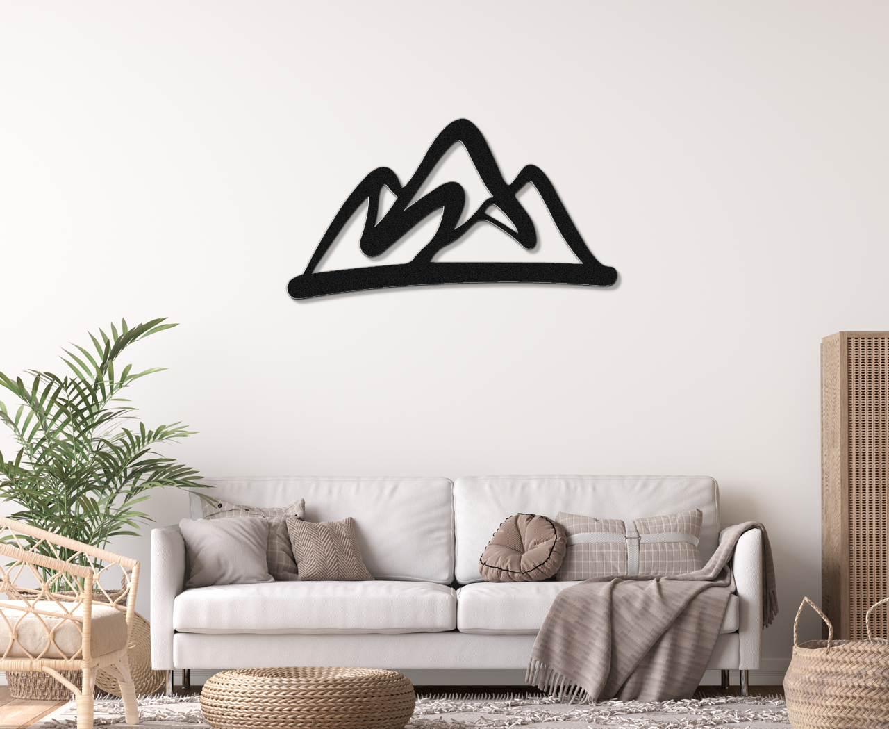 Mountains Metal Wall Art