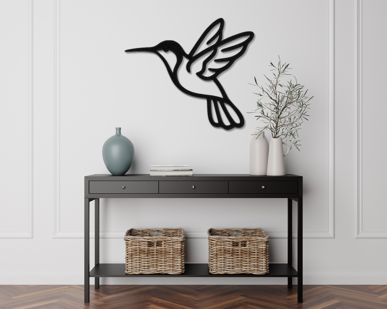 Hummingbird Metal Wall Art