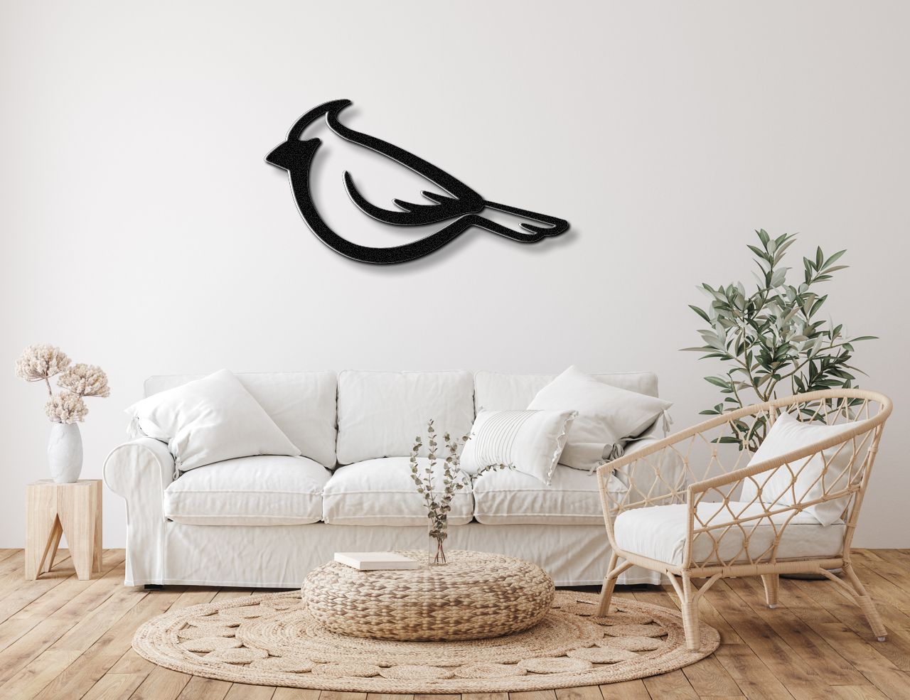 Cardinal Metal Wall Art